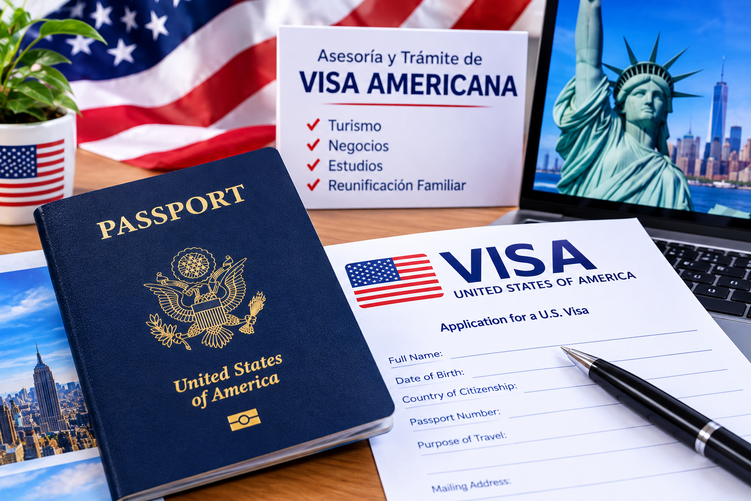 VISADOS PARA INMIGRANTES Y NO MIGRANTES PARA LOS ESTADOS UNIDOS